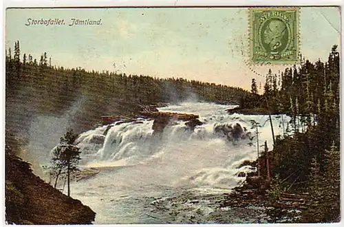 33230 Ak Jämtland en Suède Storbofallet 1910