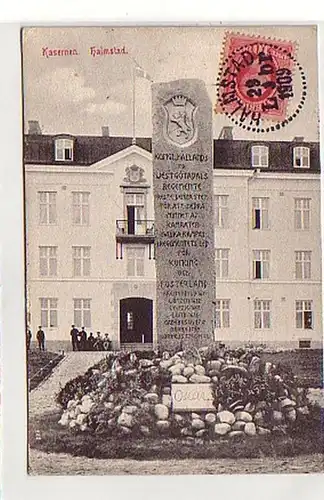 33213 Ak Halmstad Kasernen Suède 1909