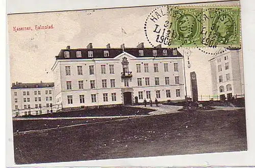 33212 Ak Halmstad Kasernen Suède 1908