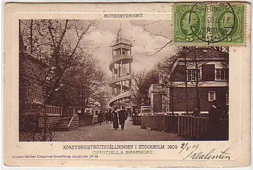 33206 Ak Stockholm Rutschtornet Schweden 1909