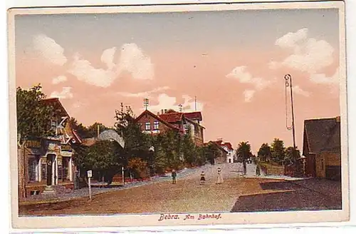 33182 Ak Bebra am Bahnhof um 1910