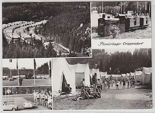 33154 Multi-image Ak camp de pionniers Crispendorf 1976