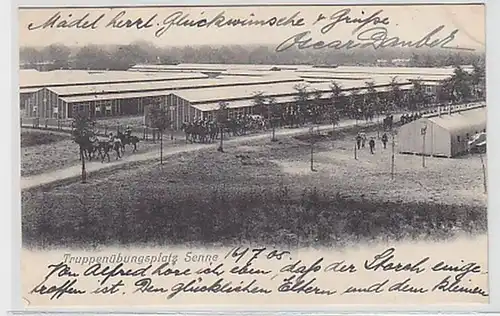 33137 Ak Truppenübungsplatz Senne 1905
