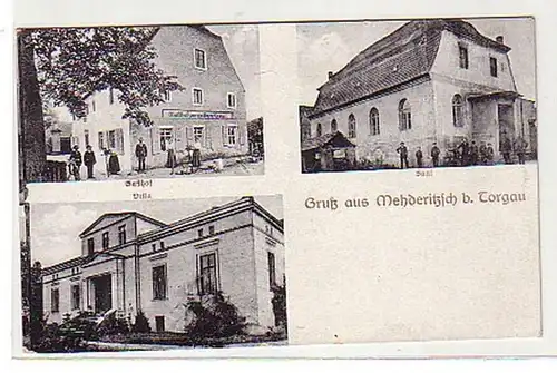 33112 mehrbild Ak Gruß aus Mehderitzsch bei Torgau 1910