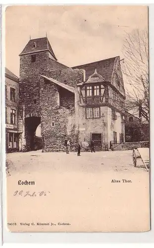 33111 Ak Cochem ancien Thor 1905