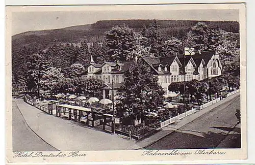 33104 Ak Hahnenklee Oberharz Hotel Deutsches Haus 1934