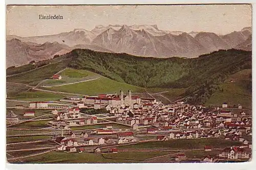 33100 Ak Einsiedeln Schweiz Totalöansicht um 1920
