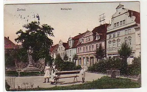 33087 Ak Zerbst Moltkeplatz 1909