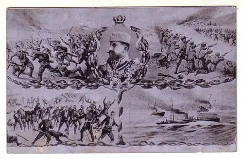 33067 Poste de terrain Ak scène de guerre Turquie 1916