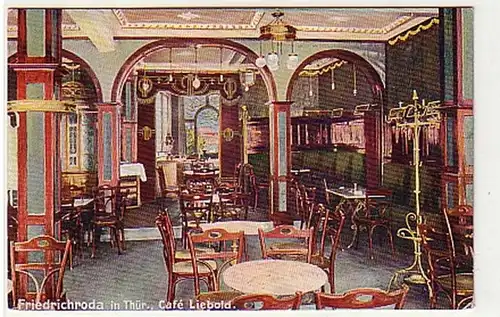 33039 Ak Friedrichroda in Thür. Café Liepold 1908