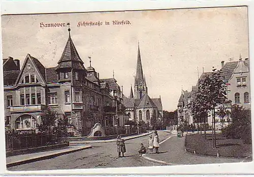 33033 Ak Hannover Fichtestraße in Kleefeld 1907