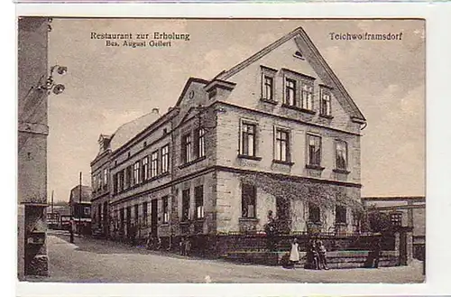 33009 Ak Teichwolframsdorf Restaurant pour le repos 1910