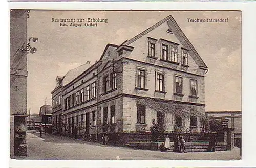 33009 Ak Teichwolframsdorf Restaurant zur Erholung 1910