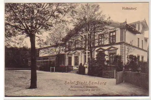 39988 Ak Volksdorf Hotel Stadt Hamburg vers 1920