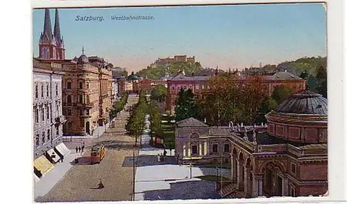 32983 Ak Salzburg Westbahnstrasse um 1910