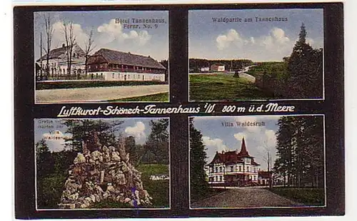 32978 Mehrbild Ak Schöneck Tannenhaus im Vogtland 1913