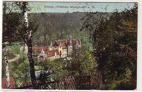 32971 Ak Schloß "Fröhliche Wiederkunft" in Thür. 1911