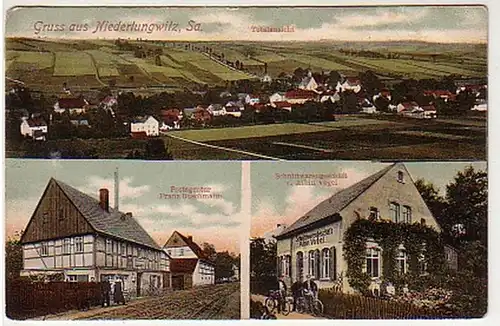 32959 Mehrbild Ak Gruß aus Niederlungwitz Sa. 1906
