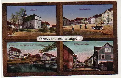 32953 Mehrbild Ak Gruß aus Gerstungen 1917