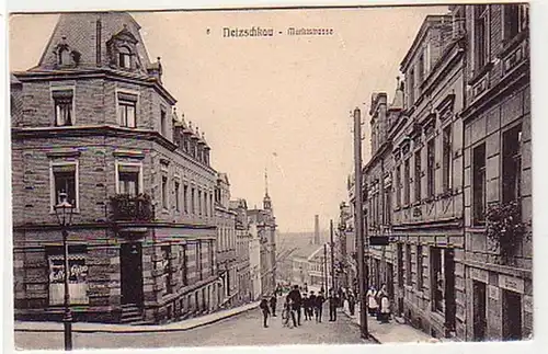 32951 Ak Netzschkau Marktstrasse um 1910