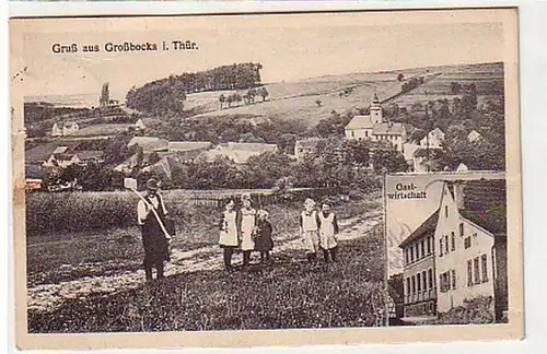 32921 Ak Gruß aus Großbocka in Thür. Gastwirtschaft 1932