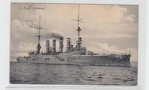 32919 Ak navire de guerre allemand S.M.S. "Gneisenau" 1913