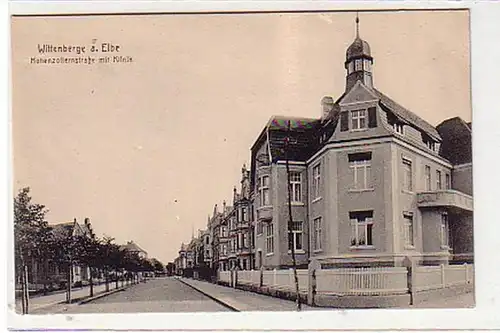32885 Ak Wittenberge Hohenzollernstrasse Klinik um 1915