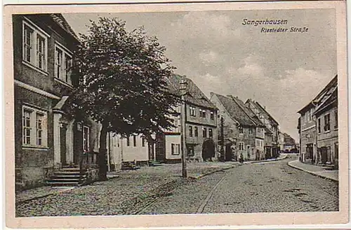 32864 Ak Sangerhausen Riestedter Straße um 1910