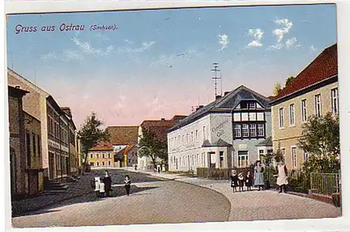 32818 Ak Gruß aus Ostrau Conditorei & Café 1913