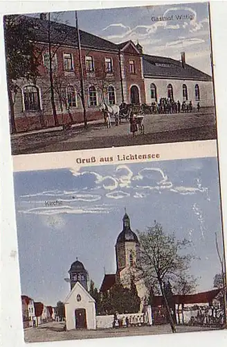 32792 Mehrbild Ak Gruß aus Lichtensee Gasthof usw. 1916