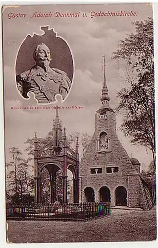 32751 Ak Lütten Gustav Adolf Eglise de mémoire 1912