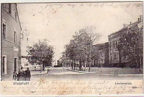 32699 Ak Stassfurt Louisenplatz 1905