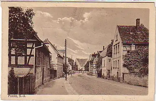 32664 Ak Ponitz Sachsen Altenburg Vue 1916