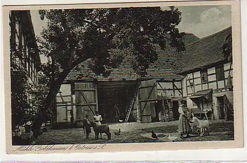 32649 Ak Mühle Goldhausen b. Ostraus i.S. vers 1910