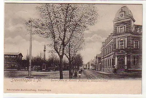 32611 Ak Stavenhagen in Mecklenburg Reuter Platz 1904