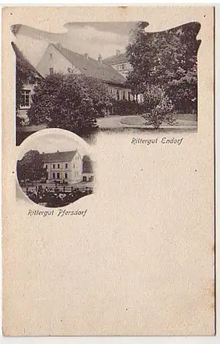 32599 Ak Rittergut Endorf et Pfersdorf vers 1910