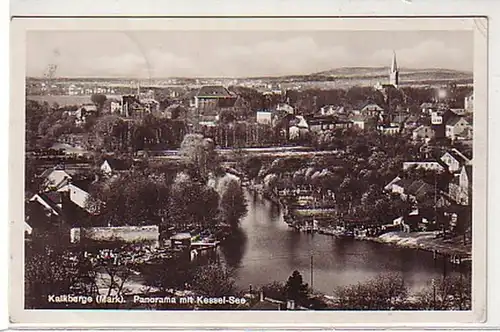 32580 Ak Kalkberge (Mark) Panorama avec le lac Kesselsee 1934