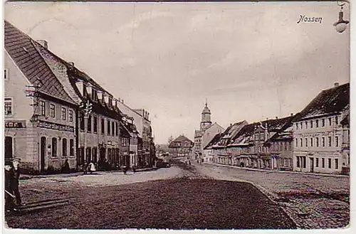 32565 Ak Nossen Gasthaus Zum Anker + Thüringer Hof 1907