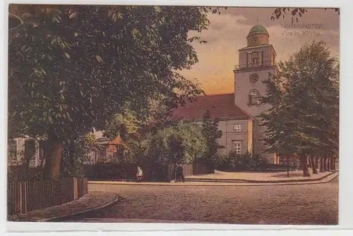 32562 Ak Neumünster Eglise de la vice-lin vers 1920