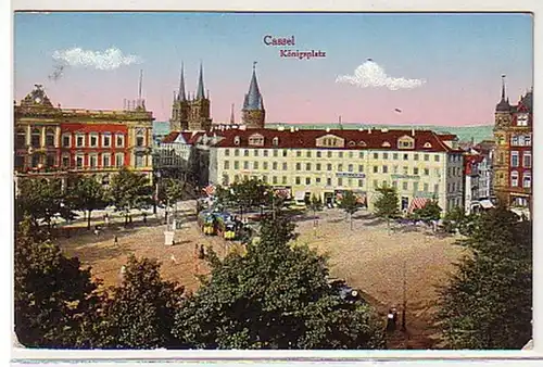 32544 Feldpost Ak Cassel Königsplatz 1915