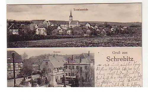 32540 Mehrbild Ak Gruss aus Schrebitz 1925
