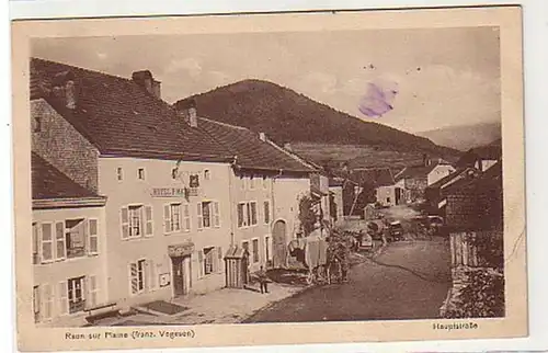 32523 Feldpost Ak Raon sur Plaine Hauptstrasse 1916