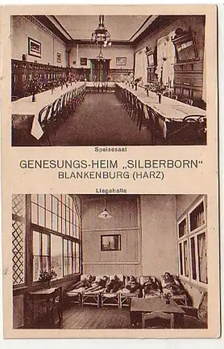 32499 Ak Blankenburg Genesungsheim "Silberborn" 1927