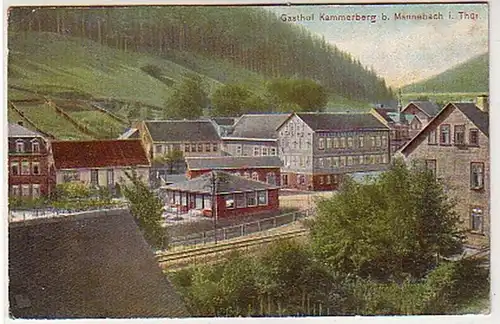 32474 Ak Gasthof Kammeberg bei Mannebach 1905