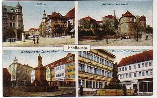 32468 Mehrbild Ak Nordhausen Schule usw. 1927