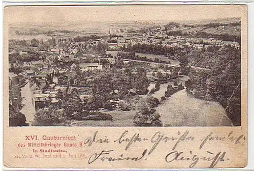 32466 Ak XVI. Festival de Gauturn à Stadtsulza Fête 1901