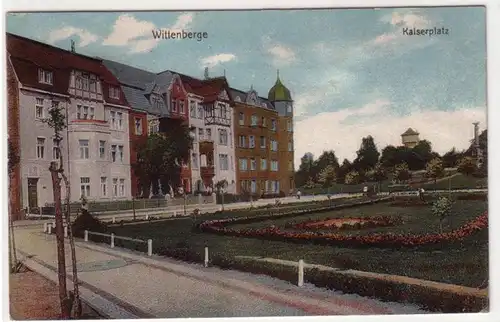 32454 Feldpost Ak Wittenberge Kaiserplatz 1916