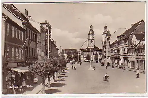 32452 Ak Schmölln in Thuringen Markt 1933