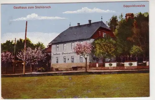 32437 Ak Dippoldiswalde Gasthaus zum Steinbruch um 1910