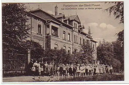 32417 Ak Schöneck Ferienheim der Stadt Plauen 1914